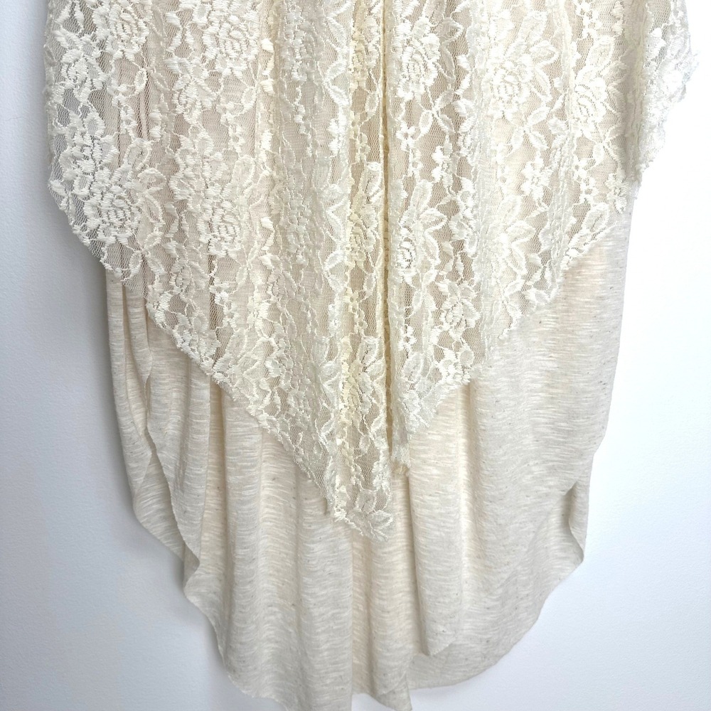 NWT Free People Olympia Lace Maxi Dress‎ Ivory White L - Picture 7 of 13